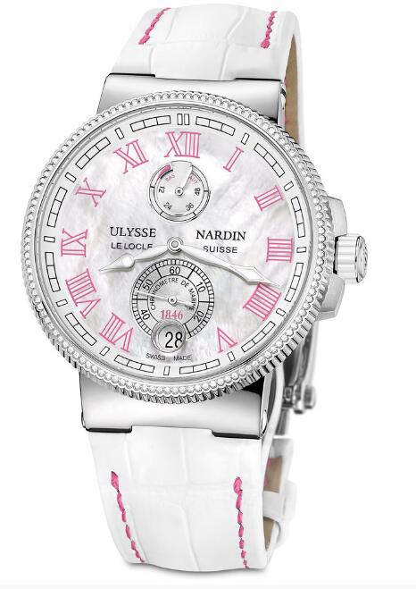 Ulysse Nardin Marine Chronometer Manufacture Ladies Replica Watch Price 1183-126B/470